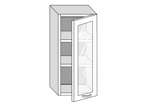 19.40.3 Шкаф настенный (h=913) на 400мм с 1-ой стекл. дверцей в Салехарде - salekhard.магазин96.com | фото