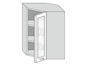 19.60.3у Шкаф настенный (h=913) угловой на 600мм со стекл. дверцей в Салехарде - salekhard.магазин96.com | фото