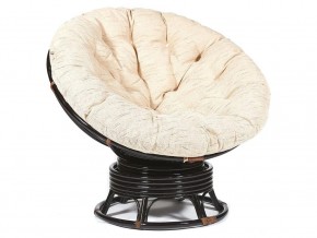 Кресло-качалка Papasan w 23/01 B с подушкой Antique brown, ткань Старт в Салехарде - salekhard.магазин96.com | фото