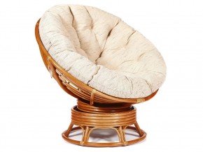 Кресло-качалка Papasan w 23/01 B с подушкой Cognac, ткань Старт в Салехарде - salekhard.магазин96.com | фото