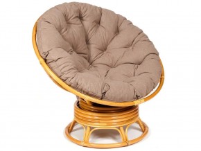 Кресло-качалка Papasan w 23/01 B с подушкой Honey, экошерсть Коричневый в Салехарде - salekhard.магазин96.com | фото