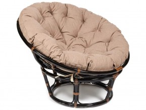 Кресло Papasan 23/01 W с подушкой Antique brown, экошерсть Коричневый в Салехарде - salekhard.магазин96.com | фото