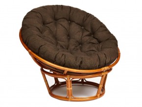 Кресло Papasan 23/01 W с подушкой Cognac, ткань Коричневый в Салехарде - salekhard.магазин96.com | фото