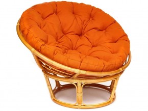 Кресло Papasan 23/01 W с подушкой Honey, ткань Оранжевый в Салехарде - salekhard.магазин96.com | фото