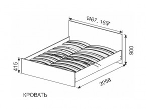 Кровать 1600х2000 ортопедическое основание в Салехарде - salekhard.магазин96.com | фото