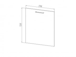 П 60 Комплект для посудомоечной машины 600 мм (цоколь + фасад) ЛДСП в Салехарде - salekhard.магазин96.com | фото