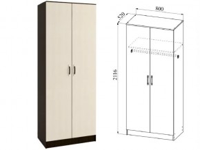 Шкаф 2 двери Ронда ШКР800.1 венге/дуб белфорт в Салехарде - salekhard.магазин96.com | фото